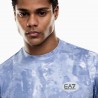 Ea7 T-Shirt Tennis Pro Graphic Bublik Fancy Light Blue Uomo
