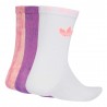 ADIDAS Originals Calza Tie Die Trefoil 3 Pack Multi