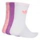 ADIDAS Originals Calza Tie Die Trefoil 3 Pack Multi
