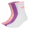 ADIDAS Originals Calza Tie Die Trefoil 3 Pack Multi