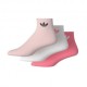 ADIDAS Originals  Calza Quarter 3 Pack Fuxia
