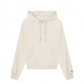 Champion Felpa Logo Tonale Grigio Donna