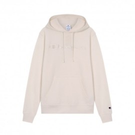 Champion Felpa Logo Tonale Latte Uomo