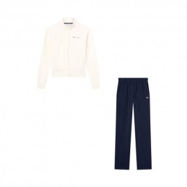 Champion Tuta Sportiva Full Zip Bianco Donna