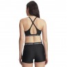Under Armour Reggiseno Sportivo Cross Back Low Nero Donna