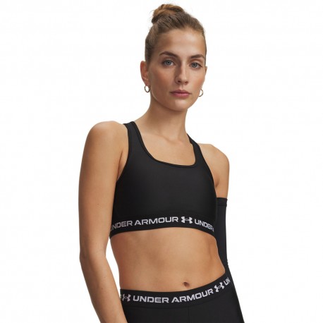 Under Armour Reggiseno Sportivo Cross Back Nero Donna