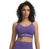 Under Armour Reggiseno Sportivo Seamless Viola Donna