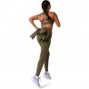 Asics Tight Run Adjustable Nagino Dark Olive Donna