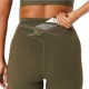 Asics Tight Run Adjustable Nagino Dark Olive Donna
