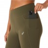 Asics Tight Run Adjustable Nagino Dark Olive Donna