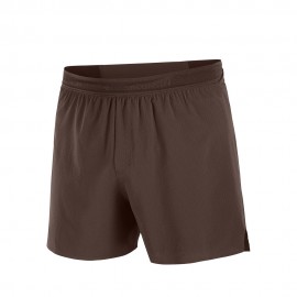 Salomon Short Trail Running 5" Sense Aero Stow Coffee Bean Uomo