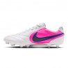 Nike Tiempo Ligera Pro Fg Bianco Nero Rosa - Scarpe Da Calcio Uomo