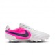 Nike Tiempo Ligera Pro Fg Bianco Nero Rosa - Scarpe Da Calcio Uomo