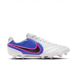 Nike Tiempo Ligera Pro Fg Bianco Nero Rosa - Scarpe Da Calcio Uomo