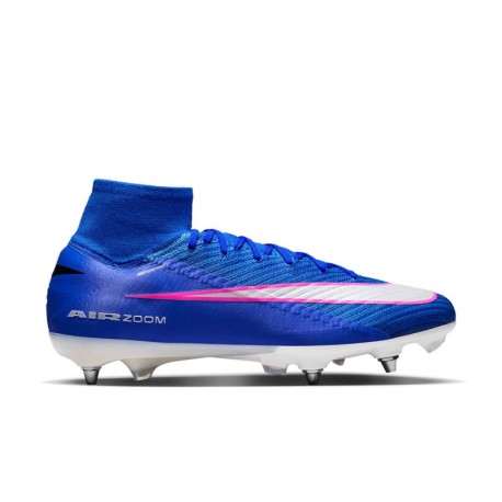 Nike Mercurial Zm Superfly 10 Elt Sg-Pro Blu Bianco - Scarpe Da Calcio Uomo