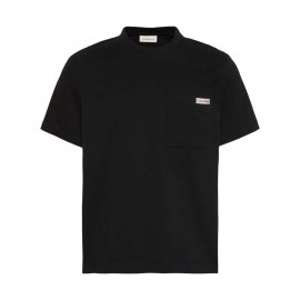 Calvin Klein T-Shirt Con Taschino Logo Nero Uomo