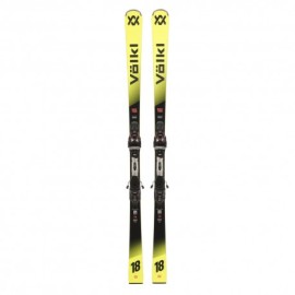 Volkl Racetiger Gs+Rm T12 Gw Nero Flo Rosso - Sci Uomo
