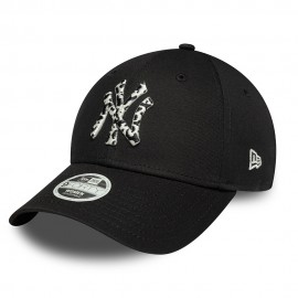 New Era Cappellino Ny Animal Infill Nero Donna