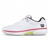 Wilson Tennis Rush Lite 5 Clay Bianco Nero Infrared - Scarpe Tennis Uomo