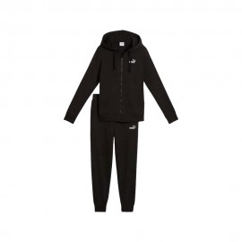 Puma Tuta Sportiva Full Zip C Capp Nero Donna