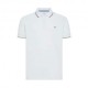 Sun 68 Polo Small Stripe Bianco Uomo