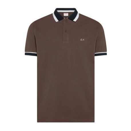Sun 68 Polo Multistripe Moro Uomo