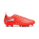 Puma Future 9 Play Fg Ag Rosso Grigio - Scarpe Calcio Bambino