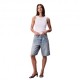Calvin Klein Canotta Rib Bianco Donna