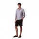 Calvin Klein Shorts Cargo Lino Nero Uomo