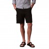 Calvin Klein Shorts Cargo Lino Nero Uomo