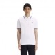 Fred Perry Polo Righe Bianco Uomo