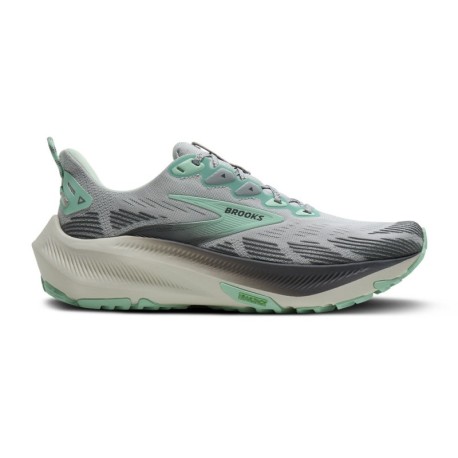 Brooks Ghost Trail Harbor Mist Poppy Yucca - Scarpe trail running Donna
