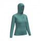 Rock Experience Felpa In Pile Arrows 2.0 Hoodie Oil Blue Donna