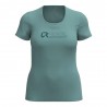 Rock Experience T-Shirt Trekking Tangerine Trip Oil Blue Donna