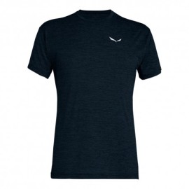 Salewa T-Shirt Trekking Puez Melange Blueberry Melange Uomo