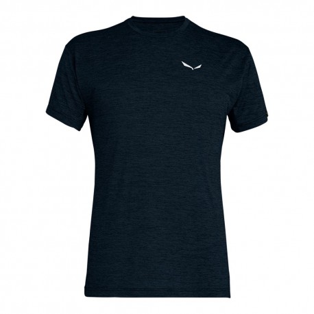 Salewa T-Shirt Trekking Puez Melange Blueberry Melange Uomo