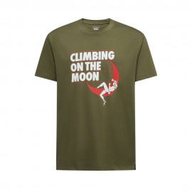 La Sportiva T-Shirt Arrampicata Moon Rock Cypress Chalk Uomo