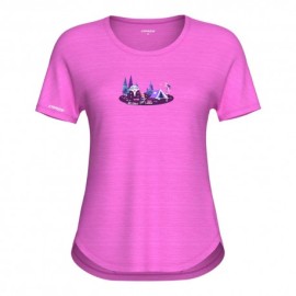 Crazy T-Shirt Trekking Exit Blossom Donna