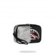 Sprayground Pochette Silver Side Drip Nero