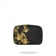 Sprayground Pochette Gold Floral Nero