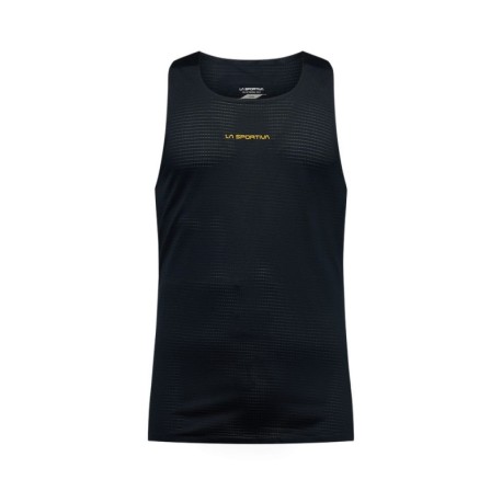 La Sportiva Canotta Trail Running Pure Nero Giallo Uomo