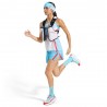 La Sportiva Short Trail Running Flow 3" Malibu Blue Hibiscus Donna