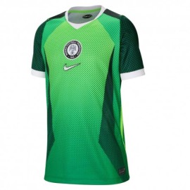 Nike Nigeria 2026 Stadium Home Maglia Maniche Corte Verde Bianco Bambino