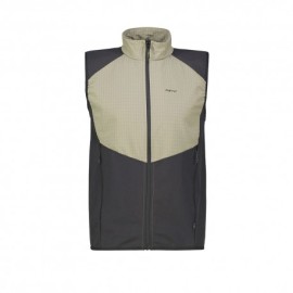Meru Gilet Trekking Lalitpur Softshell Caviar Vetiver Caviar Uomo