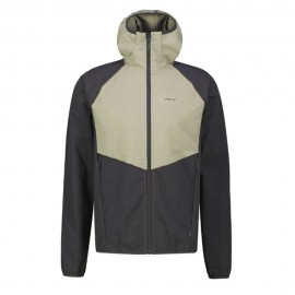 Meru Softshell Lalitpur Hoodie Caviar Vetiver Caviar Uomo