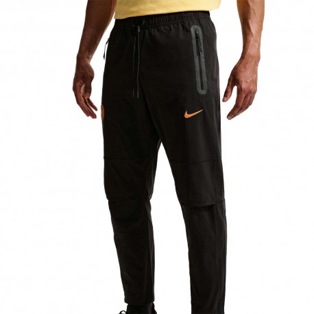 Nike Inter Milan Tech Pantaloni Allenamento Calcio Nero Oro Uomo