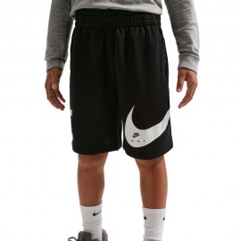 Nike Sportswear Club Shorts Sportivi Big Swoosh Nero Bambino