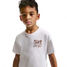 Nike Swoosh T-Shirt Palestra Logo Bianco Bambino