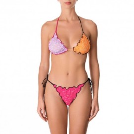 Effek Bikini Tirangolo Laccio Ondina Multi Fucsia Donna