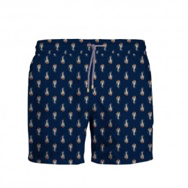 Zeybra Costume Boxer Fantasia Boat Blu Uomo